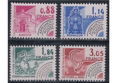 FRANCE 1981 Pre-cancelled (Historical monuments) 4v MNH**