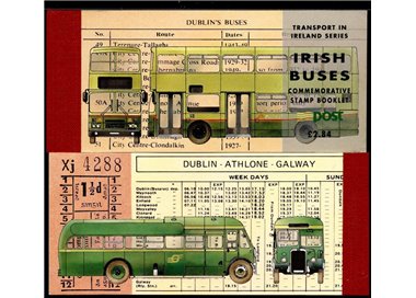 IRELAND 1993 Irish Transport, Buses 1 booklet MNH**