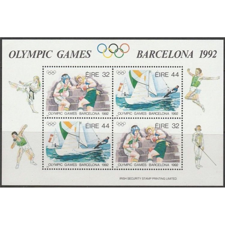 IRELAND 1992 Summer Olympic Games 1 s/s MNH**