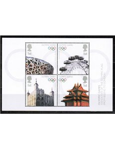 GREAT BRITAIN 2008 Beijing Olympics s/s MNH**