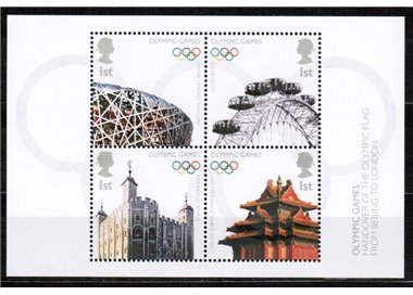 GREAT BRITAIN 2008 Beijing Olympics s/s MNH**