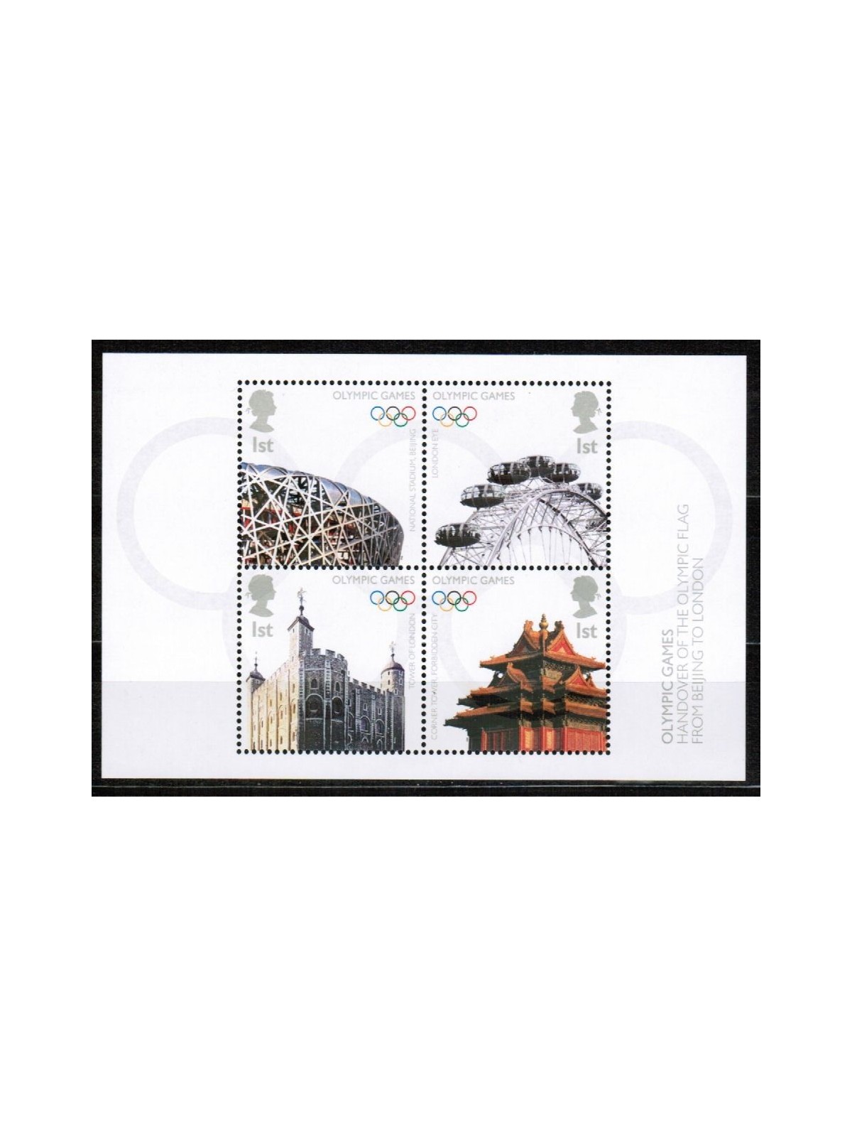 GRAN BRETAGNA 2008 Olimpiadi di Pechino BF MNH**