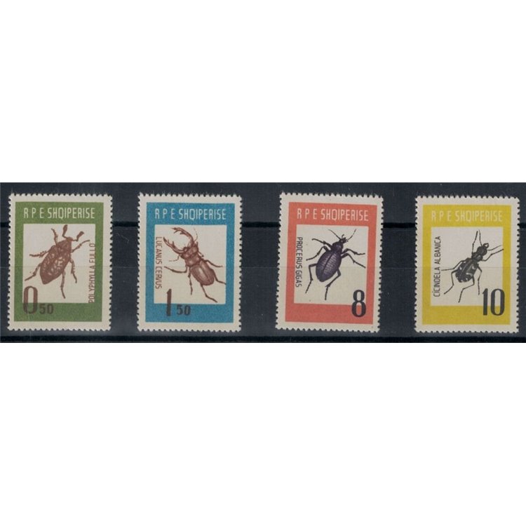 ALBANIA 1963 Fauna, insetti 4v MNH**