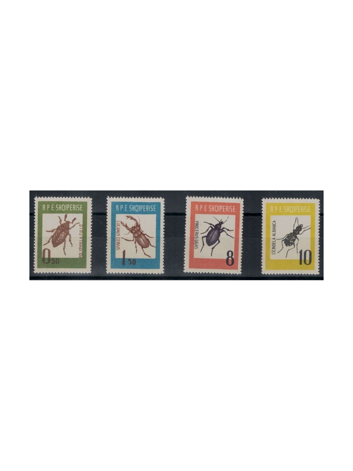 ALBANIA 1963 Fauna, insetti 4v MNH**