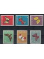 ALBANIA 1963 Fauna, butterflies 6v MNH**