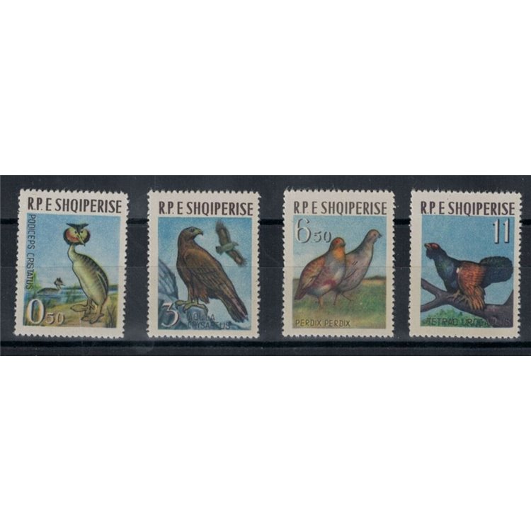 ALBANIA 1963 Fauna, uccelli 4v MNH**