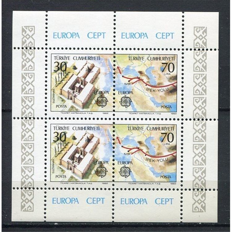 TURCHIA 1982 Europa BF MNH**