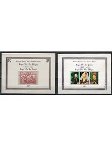 BELGIO 1964 Serie culturale, Roger de La Pasture 2 BF MNH**