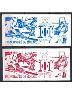 MONACO 1993 International Olympic Committee 2 booklet MNH**
