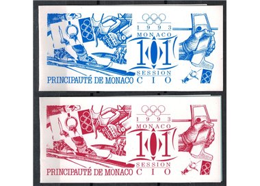 MONACO 1993 Comitato Olimpico Internazionale 2 LB MNH**
