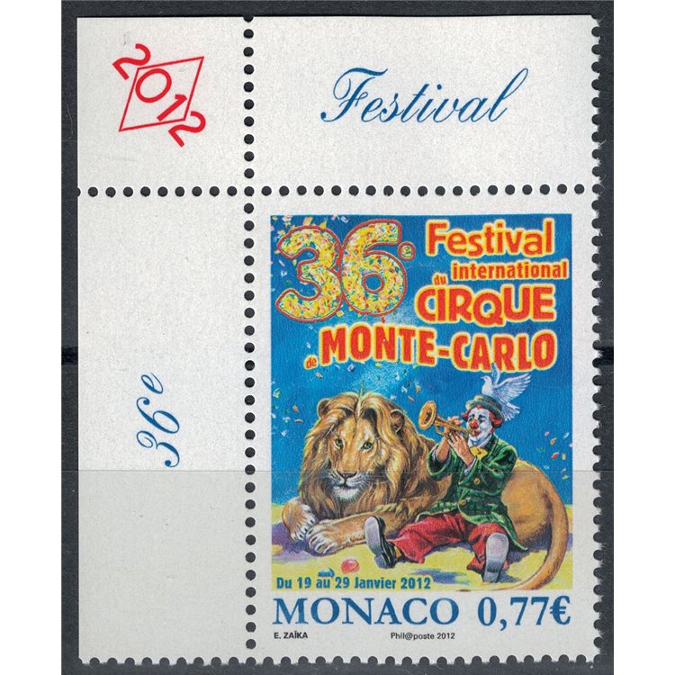 MONACO 2011 Festival Internazionale del Circo MNH**