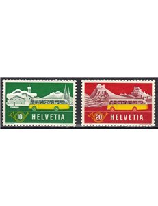 SVIZZERA 1953 Corriere postali 2v MNH**