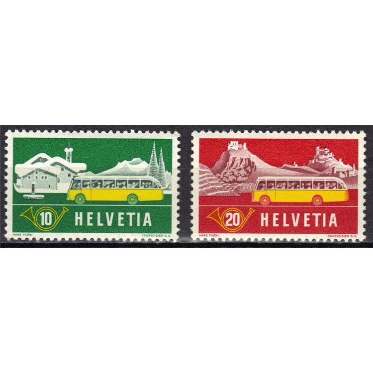 SWITZERLAND 1953 Postal couriers 2v MNH**
