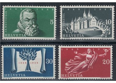 SWITZERLAND 1948 Treaty of Westphalia 4v MNH**