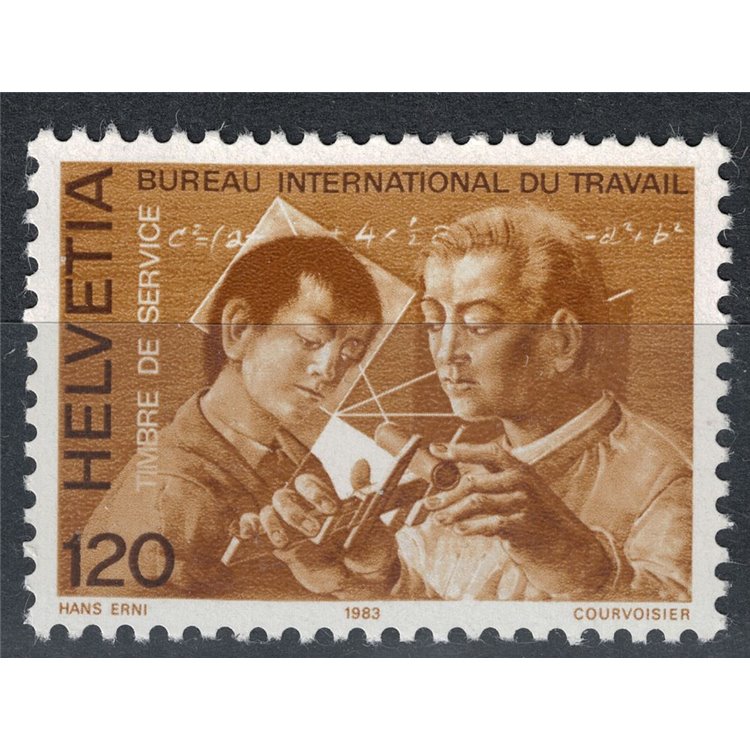 SVIZZERA 1983 Francobolli di servizio, ufficio del lavoro MNH**