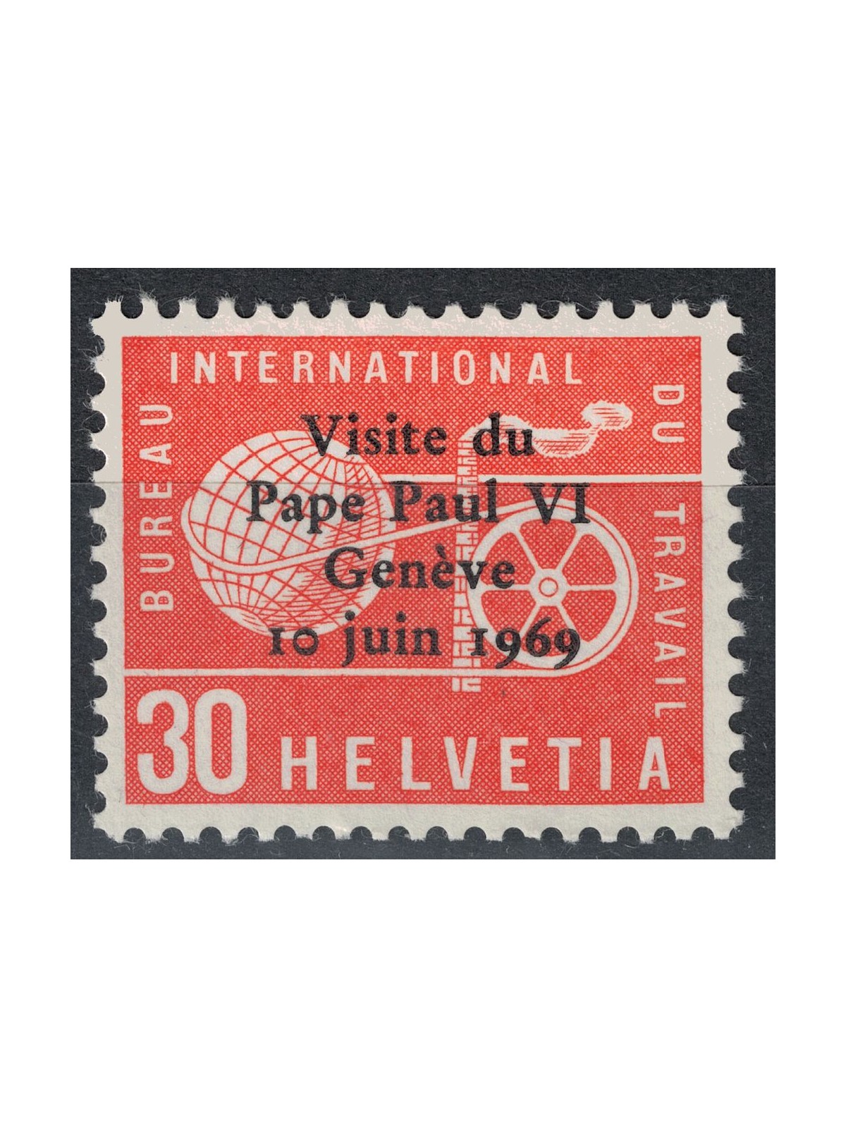 SWITZERLAND 1969 Official Stamps (Pope Paul VI) MNH**