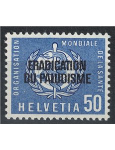 SWITZERLAND 1962 Official stamps, fight against malaria 1v MNH**