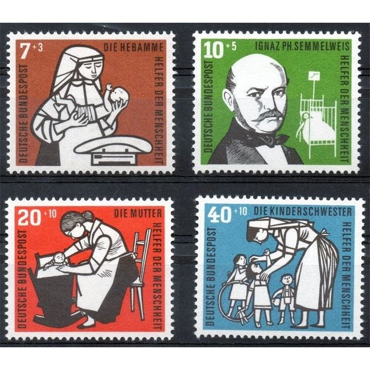GERMANIA BRD 1956 Pro infanzia 4v MNH**