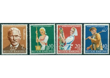GERMANY BRD 1958 Charity, Friedrich Raiffesen 4v MH*