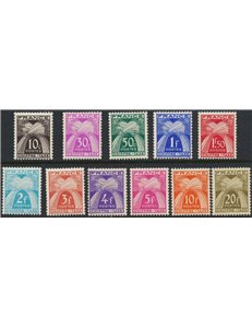 FRANCIA 1943-46 Segnatasse (Covoni di grano) 11v MH*