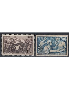 FRANCIA 1941 Pro Soccorso Nazionale 2v MH*