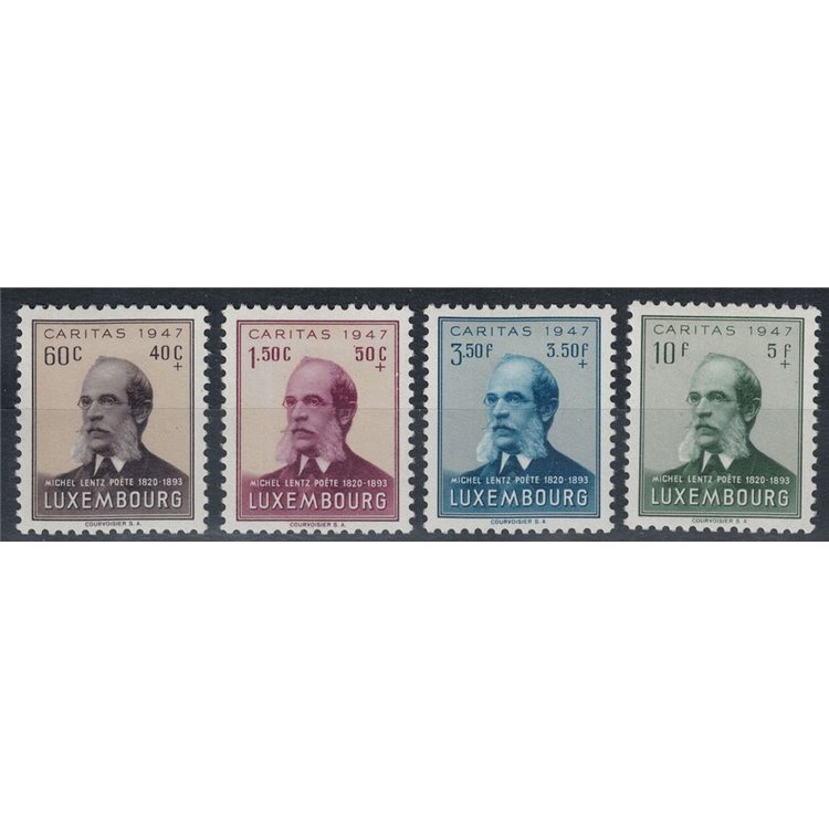 LUXEMBOURG 1947 Caritas, pro infanzia 4v MH*