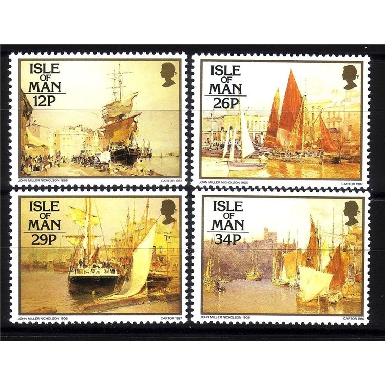 MAN 1987 John Miller Nicholson 4v MNH**