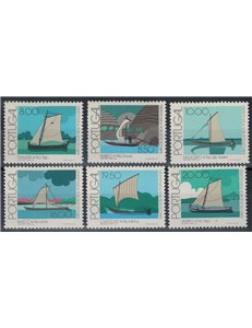 PORTUGAL 1981 River vessels 6v MNH**