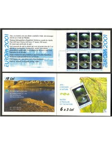 MOLDAVIA 2001 Europa 1 LB MNH**