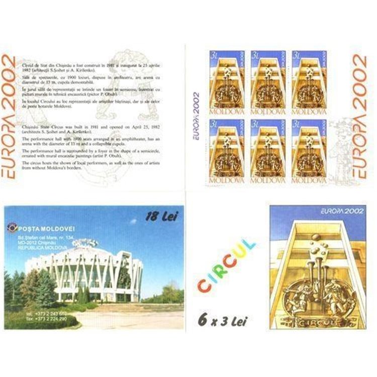 MOLDAVIA 2002 Europa LB MNH**