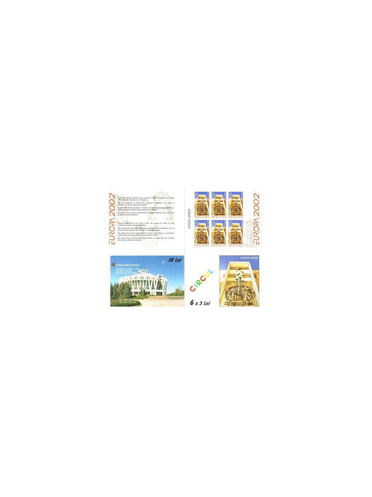 MOLDOVA 2002 Europe booklet MNH**