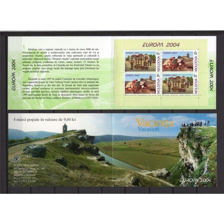 MOLDOVA 2004 Europe booklet MNH**