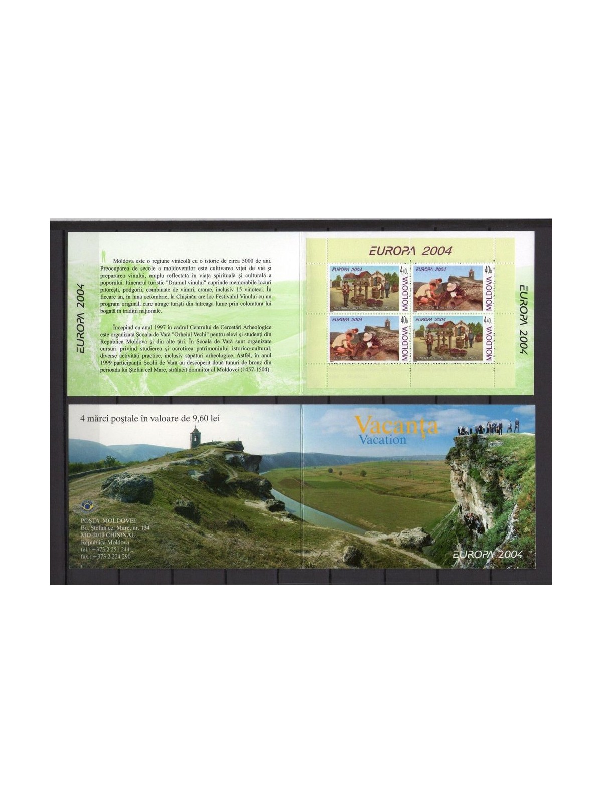 MOLDOVA 2004 Europe booklet MNH**