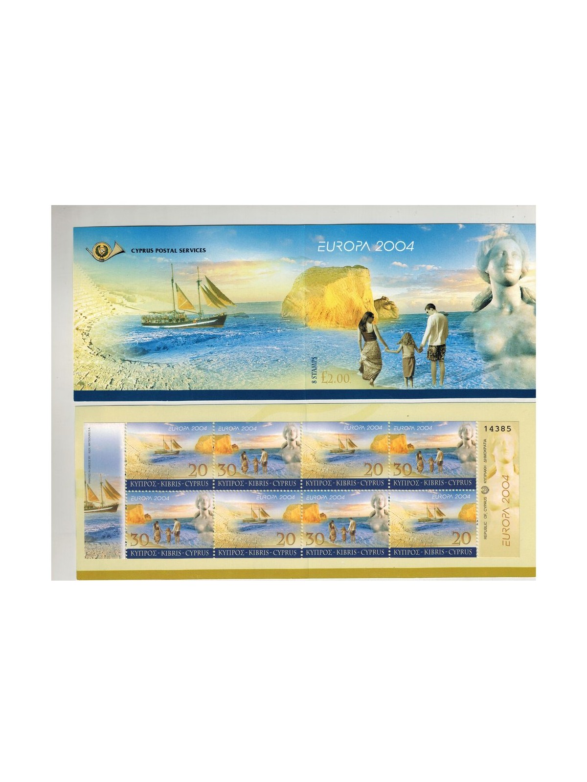 CYPRUS 2004 Europe booklet MNH**