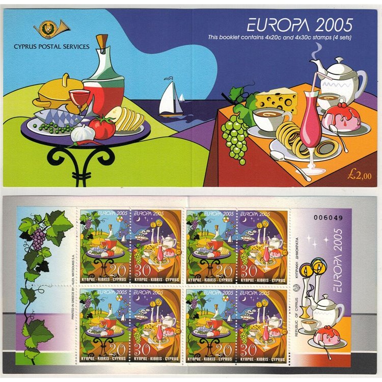 CYPRUS 2005 Europe booklet MNH**
