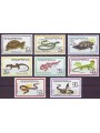 ALBANIA 1966 Fauna, reptiles 8v MNH**