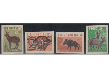 ALBANIA 1962 Fauna, animali 4v MNH**