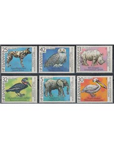 BULGARIA 1988 Zoological Garden 6v MNH**