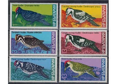 BULGARIA 1978 Fauna, birds 6v MNH**