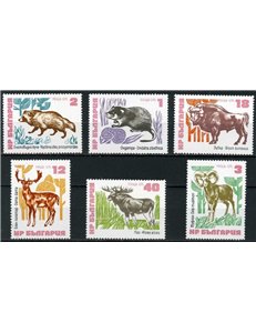 BULGARIA 1973 Fauna, animali 6v MNH**