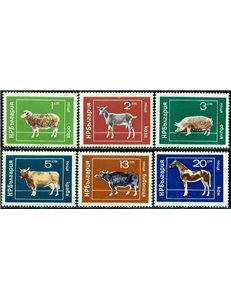BULGARIA 1974 Fauna, domestic animals 6v MNH**