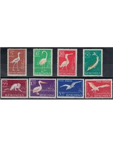 ROMANIA 1957 Fauna, animals 8v MNH**