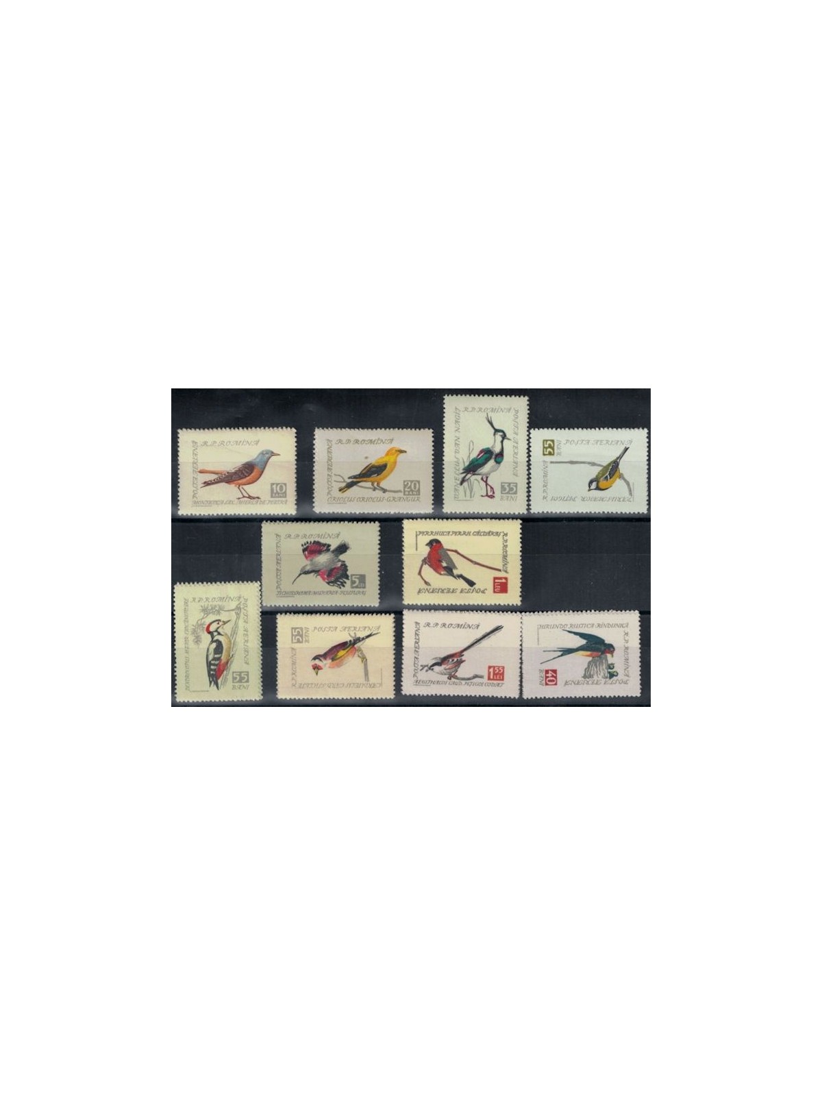 ROMANIA 1959 Fauna, birds 10v MNH**