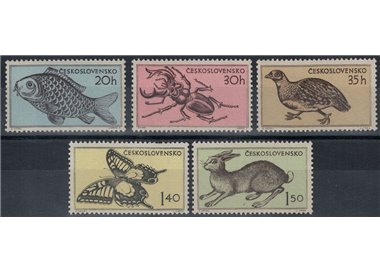CZECHOSLOVAKIA 1955 Animals 5v MNH**