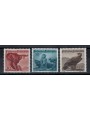 LIECHTENSTEIN 1947 Fauna, 2ª serie 3v MNH**