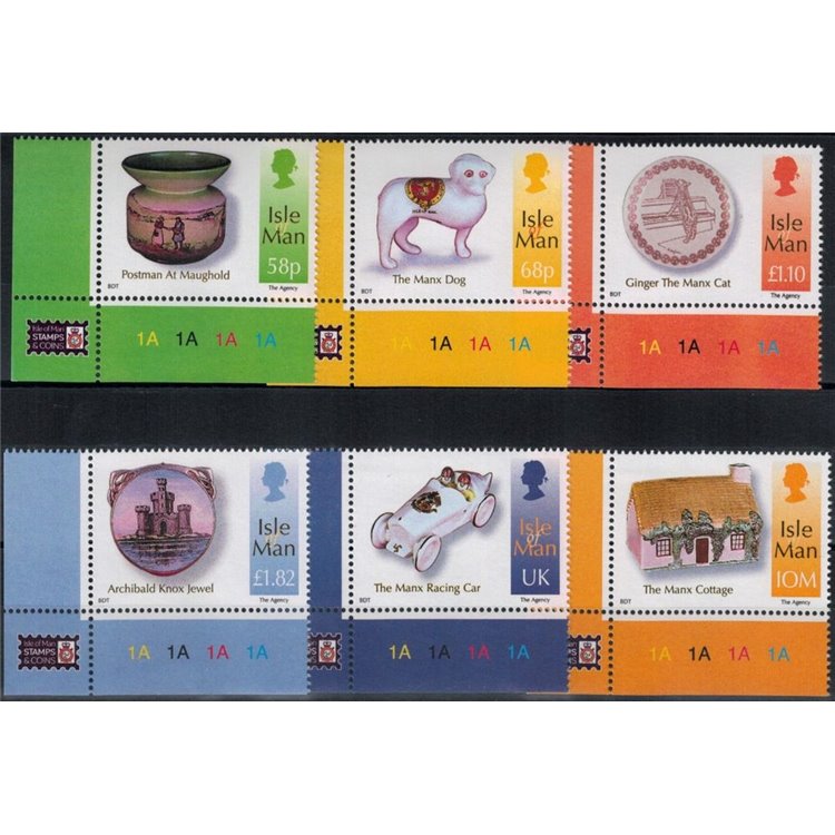 MAN 2012 Kellys Manx memorabilia 6v MNH**