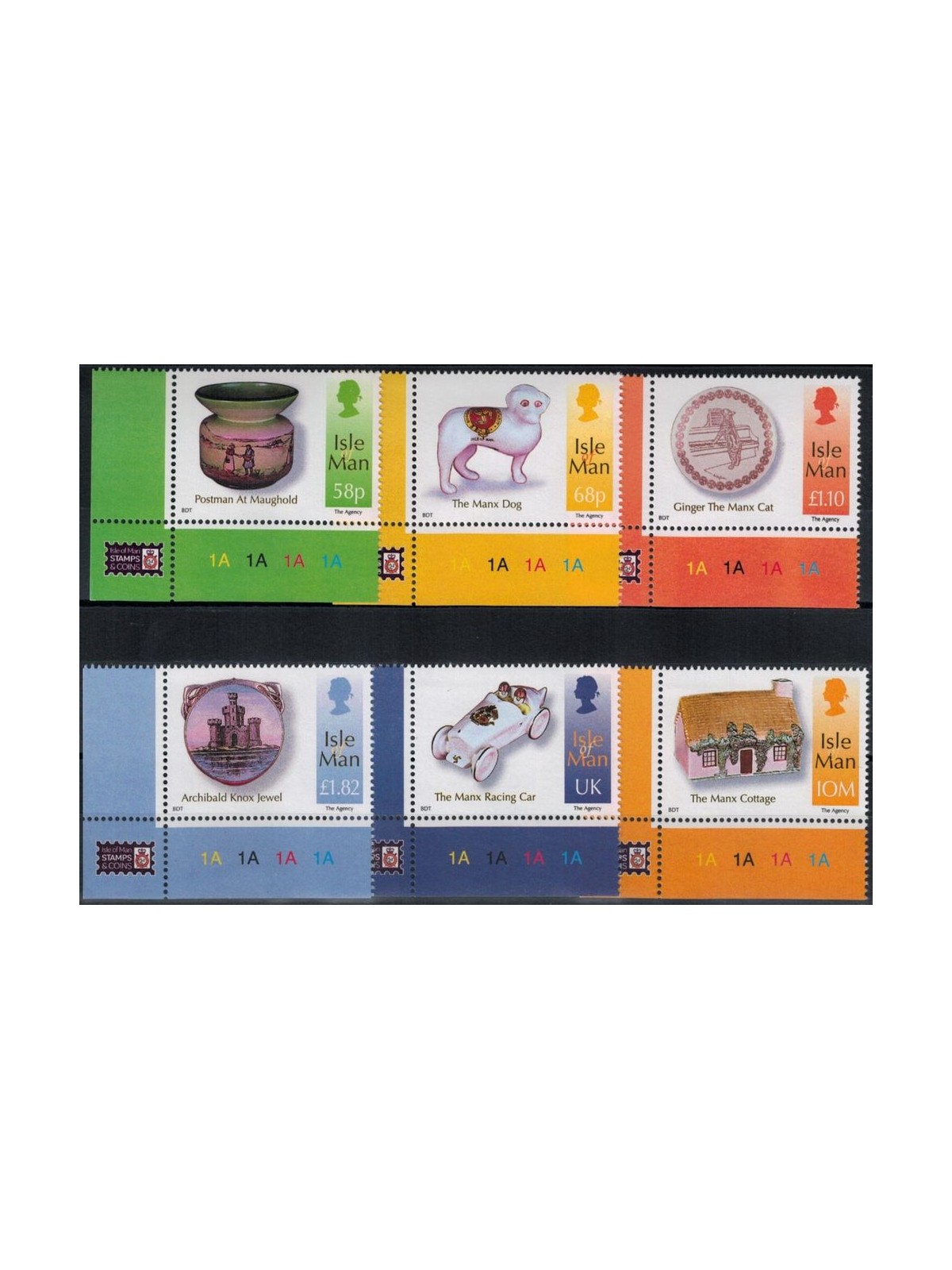 MAN 2012 Kellys Manx memorabilia 6v MNH**