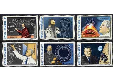 ROMANIA 1989 Anniversario del primo uomo sulla luna 6v MNH**