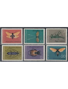 BULGARIA 1964 Insetti 6v MNH**