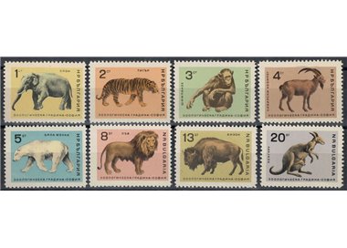 BULGARIA 1966 Zoological Garden 8v MNH**